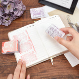 Globleland Acrylic & Rubber Stamps, for DIY Craft Card Scrapbooking Supplies, Rectangle with Pattern, Antique White, 60x40x22mm, 3 styles, 1pc/style, 3pcs/set