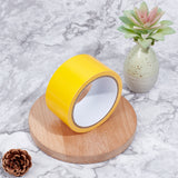 Globleland Polyethylene & Gauze Adhesive Tapes for Fixing Carpet, Bookbinding Repair Cloth Tape, Flat, Yellow, 48mm, 10m/roll, 2 rolls/set