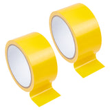 Globleland Polyethylene & Gauze Adhesive Tapes for Fixing Carpet, Bookbinding Repair Cloth Tape, Flat, Yellow, 48mm, 10m/roll, 2 rolls/set