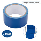 Globleland Polyethylene & Gauze Adhesive Tapes for Fixing Carpet, Bookbinding Repair Cloth Tape, Flat, Royal Blue, 48mm, 10m/roll, 2 rolls/set