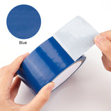 Globleland Polyethylene & Gauze Adhesive Tapes for Fixing Carpet, Bookbinding Repair Cloth Tape, Flat, Royal Blue, 48mm, 10m/roll, 2 rolls/set