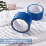 Globleland Polyethylene & Gauze Adhesive Tapes for Fixing Carpet, Bookbinding Repair Cloth Tape, Flat, Royal Blue, 48mm, 10m/roll, 2 rolls/set