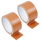 Globleland Polyethylene & Gauze Adhesive Tapes for Fixing Carpet, Bookbinding Repair Cloth Tape, Flat, Sandy Brown, 48mm, 10m/roll, 2 rolls/set