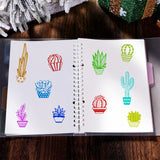 GLOBLELAND 9 Sheets Silicone Clear Stamps Seal for Card Making Decoration and DIY Scrapbooking(Christmas Theme, cartoon insects, birthday, Christmas, dwarf elf, cactus, snowman, bee)