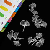 GLOBLELAND 9 Sheets Silicone Clear Stamps Seal for Card Making Decoration and DIY Scrapbooking(Ginkgo, Potted, Wish Bottle, Strawberry, Sunflower, Plant,Rose,Mushroom,Wreath)