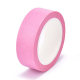 Globleland DIY Solid Color Scrapbook Decorative Paper Tapes, Self Adhesive Tapes, Pearl Pink, 15mm, about 10m/roll