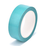 Globleland DIY Solid Color Scrapbook Decorative Paper Tapes, Self Adhesive Tapes, Dark Turquoise, 15mm, about 10m/roll