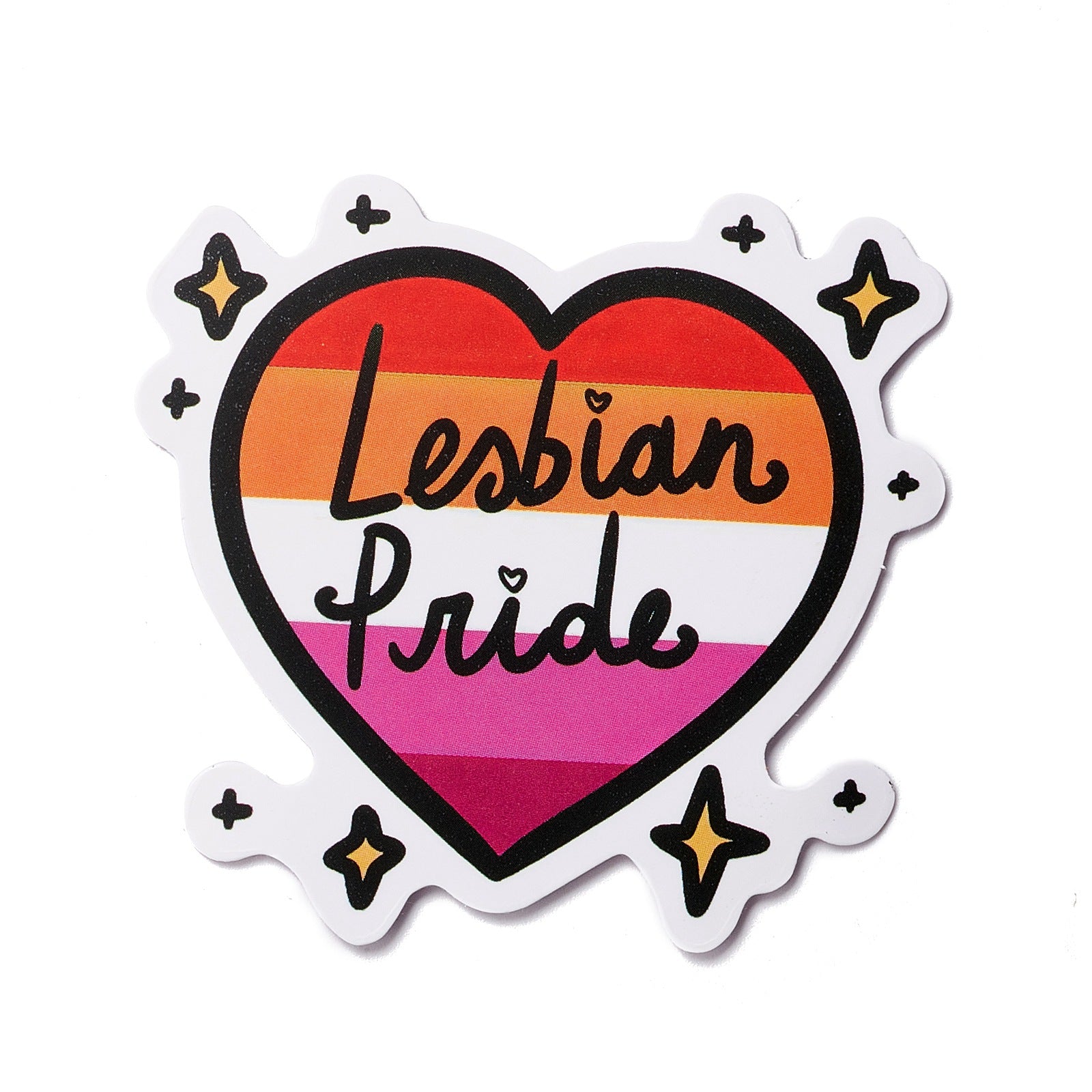 Globleland Cartoon Lesbian Pride Theme Paper Stickers Set, Adhesive Label Stickers, for Suitcase, Planner and Refigerator Decor, Mixed Color, 3.2~7.5x3.8~7.4x0.02cm, 50pcs/bag