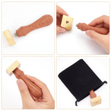 Mountain Pattern Ice Stamp Wood Handle Wax Seal Stamp