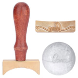 Lover Pattern Ice Stamp Wood Handle Wax Seal Stamp