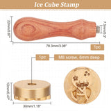 Girl Pattern Ice Stamp Wood Handle Wax Seal Stamp