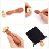 Girl Pattern Ice Stamp Wood Handle Wax Seal Stamp