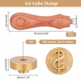 Sign Pattern Ice Stamp Wood Handle Wax Seal Stamp