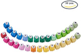 Mini Plastic Craft Punches for Scrapbooking & Paper Crafts, Mixed Color, 33x26~32x32mm, 29pcs/set