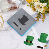 Globleland Saint Patrick's Day Wooden Cutting Dies, with Steel, for DIY Fabric Crafts, Leather Die Cut, Pendant Jewelry Making, Hat Pattern, 10x10x0.09cm, 1pc/set