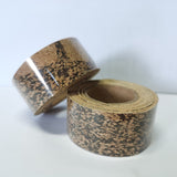 Globleland Eco-Friendly Cork Adhesive Tape, Flat with Wood Grain Pattern, Tan, 22mm, about 1.09 Yards(1m)/Roll