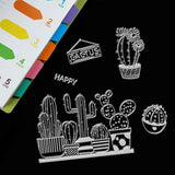 Globleland PVC Plastic Stamps, for DIY Scrapbooking, Photo Album Decorative, Cards Making, Stamp Sheets, Plants Pattern, 16x11x0.3cm