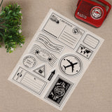 GLOBLELAND Postage Stamps Clear Stamps Transparent Silicone Stamp Seal for Card Making Decoration and DIY Scrapbooking
postage and stamps