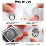 GLOBLELAND Postage and Stamps Clear Stamps Transparent Silicone Stamp for Card Making Decoration and DIY Scrapbooking