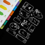 Cute Animal Frame Border Clear Stamps Transparent Silicone Stamp for Card Making Decoration and DIY Scrapbooking