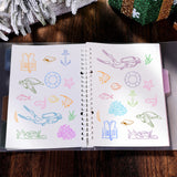Ocean World Diving Clear Stamps Silicone Stamp Transparent Stamp for Card Making Decoration and DIY Scrapbooking