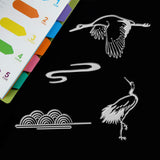 Globleland PVC Plastic Stamps, for DIY Scrapbooking, Photo Album Decorative, Cards Making, Stamp Sheets, Bird Pattern, 16x11x0.3cm