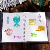 GLOBLELAND Adventure Clear Stamps Silicone Stamp Seal for Card Making Decoration and DIY Scrapbooking