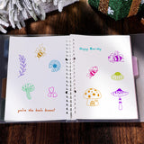GLOBLELAND Bee Clear Stamps Silicone Stamp Seal for Card Making Decoration and DIY Scrapbooking
