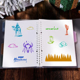 GLOBLELAND Keep Adventure Clear Stamps Silicone Stamp Seal for Card Making Decoration and DIY Scrapbooking