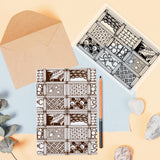 Globleland PVC Plastic Stamps, for DIY Scrapbooking, Photo Album Decorative, Cards Making, Stamp Sheets, Film Frame, Mixed Patterns, 16x11x0.3cm