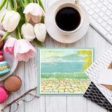 Globleland PVC Plastic Stamps, for DIY Scrapbooking, Photo Album Decorative, Cards Making, Stamp Sheets, Tile Pattern, 16x11x0.3cm
