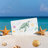 Globleland PVC Plastic Stamps, for DIY Scrapbooking, Photo Album Decorative, Cards Making, Stamp Sheets, Sea Animals, 16x11x0.3cm