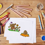 Globleland PVC Plastic Stamps, for DIY Scrapbooking, Photo Album Decorative, Cards Making, Stamp Sheets, Dog Pattern, 160x110x3mm