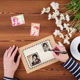 Globleland PVC Plastic Stamps, for DIY Scrapbooking, Photo Album Decorative, Cards Making, Stamp Sheets, Human Pattern, 160x110x3mm