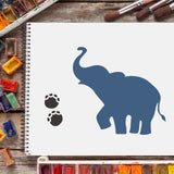 Globleland Plastic Drawing Painting Stencils Templates Sets, Animal Pattern, 21x29.7cm, 12pcs/set
