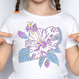 Globleland Plastic Reusable Drawing Painting Stencils Templates, for Painting on Scrapbook Fabric Tiles Floor Furniture Wood, Square, Floral Pattern, 300x300mm