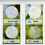 Globleland Rainbow Prism Paster, Window Sticker Decorations, Triangle, Colorful, 12x10cm, 15x13cm, 10pcs/set