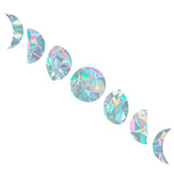 Globleland Rainbow Prism Paster, Window Sticker Decorations, Moon, Colorful, 7pcs/set