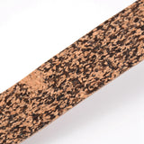 Globleland Cork Tape, with Bark Grain, Flat, Coconut Brown, 2.2cm, 1m/roll