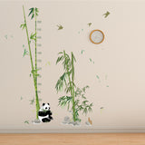 Globleland PVC Height Growth Chart Wall Sticker, Animal with 40 to 140 cm Measurement, for Kid Room Bedroom Wallpaper Decoration, Lime Green, 980x290mm