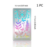 Globleland Stainless Steel Cutting Dies Stencils, for DIY Scrapbooking/Photo Album, Decorative Embossing DIY Paper Card, Matte Stainless Steel Color, Butterfly Pattern, 17.7x10.1cm