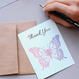 Globleland Rubber Clear Stamps, for Card Making Decoration DIY Scrapbooking, Butterfly Farm, 22x18x0.8cm
