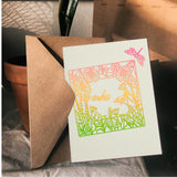 Globleland Carbon Steel Cutting Dies Stencils, for DIY Scrapbooking/Photo Album, Decorative Embossing DIY Paper Card, Matte Platinum Color, Dragonfly Pattern, 10.1x10.1x0.08cm