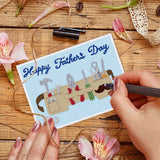Father's Day Theme Tool Cutting Dies, 2pcs/set