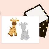 Globleland 2Pcs 2 Styles Carbon Steel Cutting Dies Stencils, for DIY Scrapbooking, Photo Album, Decorative Embossing Paper Card, Stainless Steel Color, Bear & Elephant & Rabbit & Deer, Animal Pattern, 80x127x0.8mm, 1pc/style