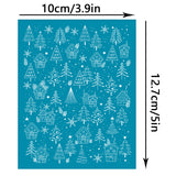 Globleland Silk Screen Printing Stencil, for Painting on Wood, DIY Decoration T-Shirt Fabric, Snowflake Pattern, 12.7x10cm