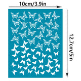 Globleland Silk Screen Printing Stencil, for Painting on Wood, DIY Decoration T-Shirt Fabric, Butterfly Pattern, 12.7x10cm