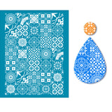 Flower Pattern Silk Screen Printing Stencils