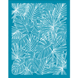 Globleland Silk Screen Printing Stencil, for Painting on Wood, DIY Decoration T-Shirt Fabric, Leaf Pattern, 12.7x10cm
