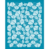 Globleland Silk Screen Printing Stencil, for Painting on Wood, DIY Decoration T-Shirt Fabric, Leaf Pattern, 100x127mm